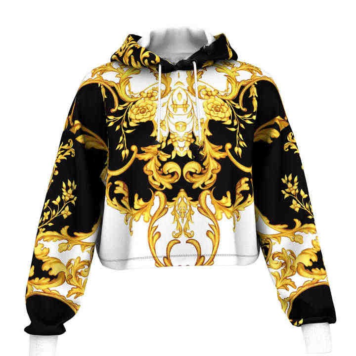 Sublimation Cropped Hoodies