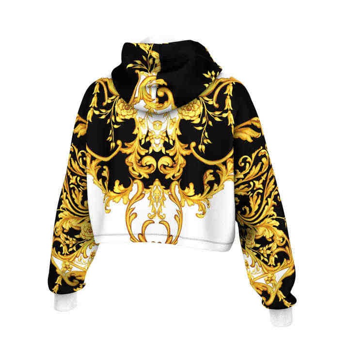 Sublimation Cropped Hoodies 